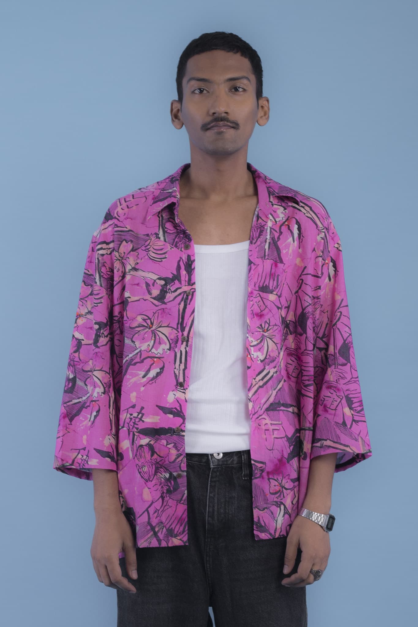 Cyberpunk Shirt (Rani Pink)