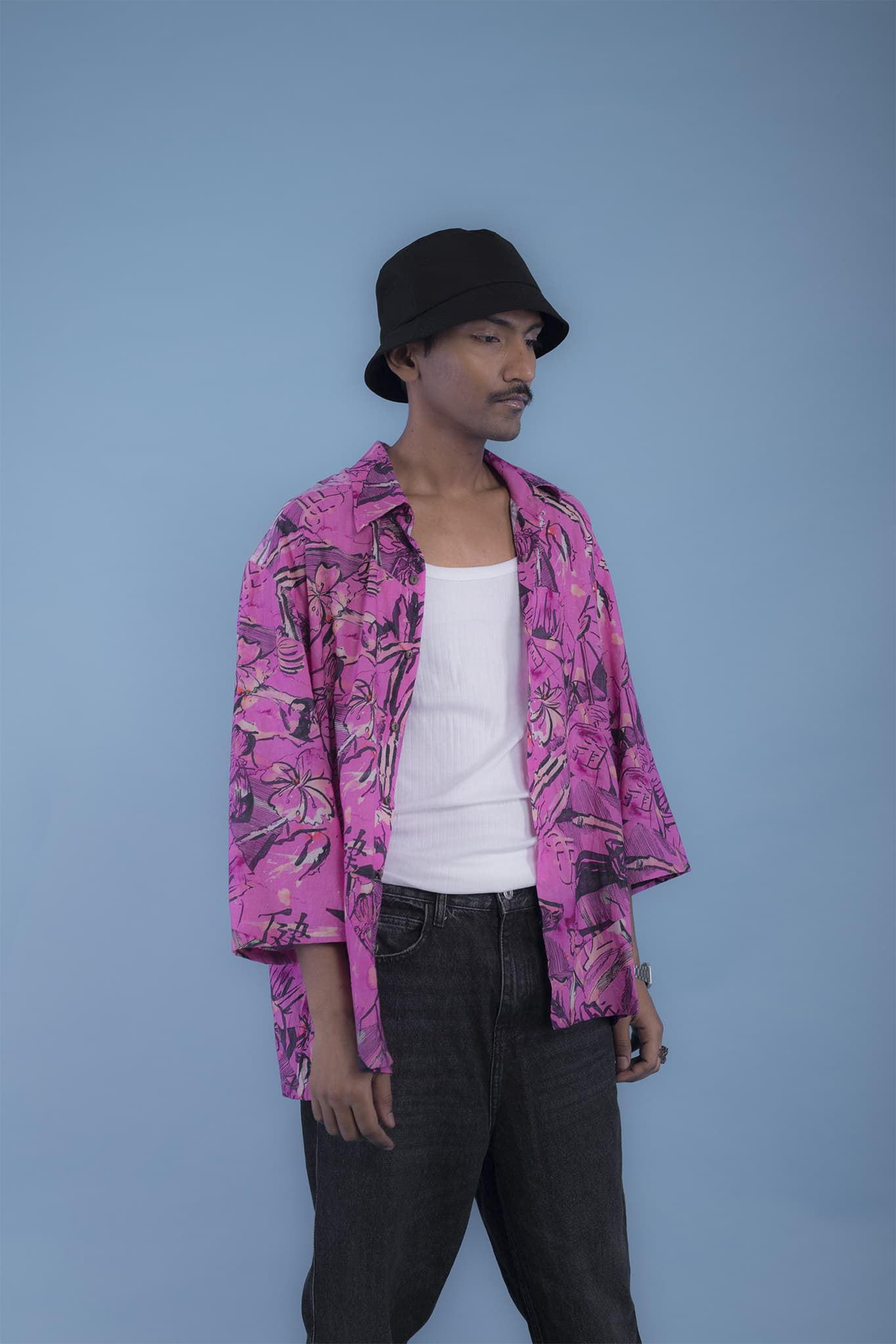Cyberpunk Shirt (Rani Pink)