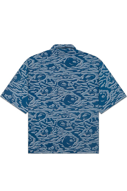 Distorted Camo Shirt Sea