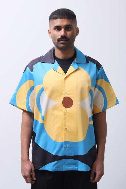 Belief Motif Shirt Blue