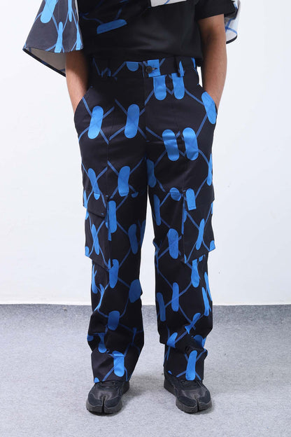 Argyle Pants Aurora Blue