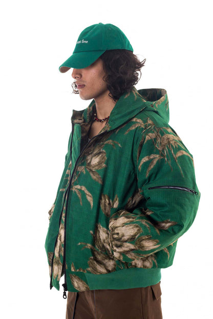 Trompe L'oeil Bomber Jacket Green