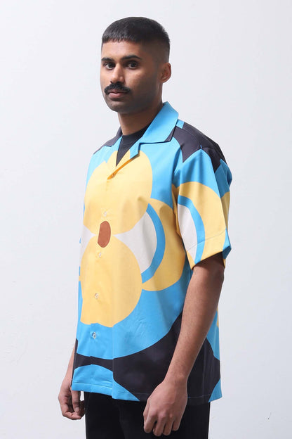 Belief Motif Shirt Blue