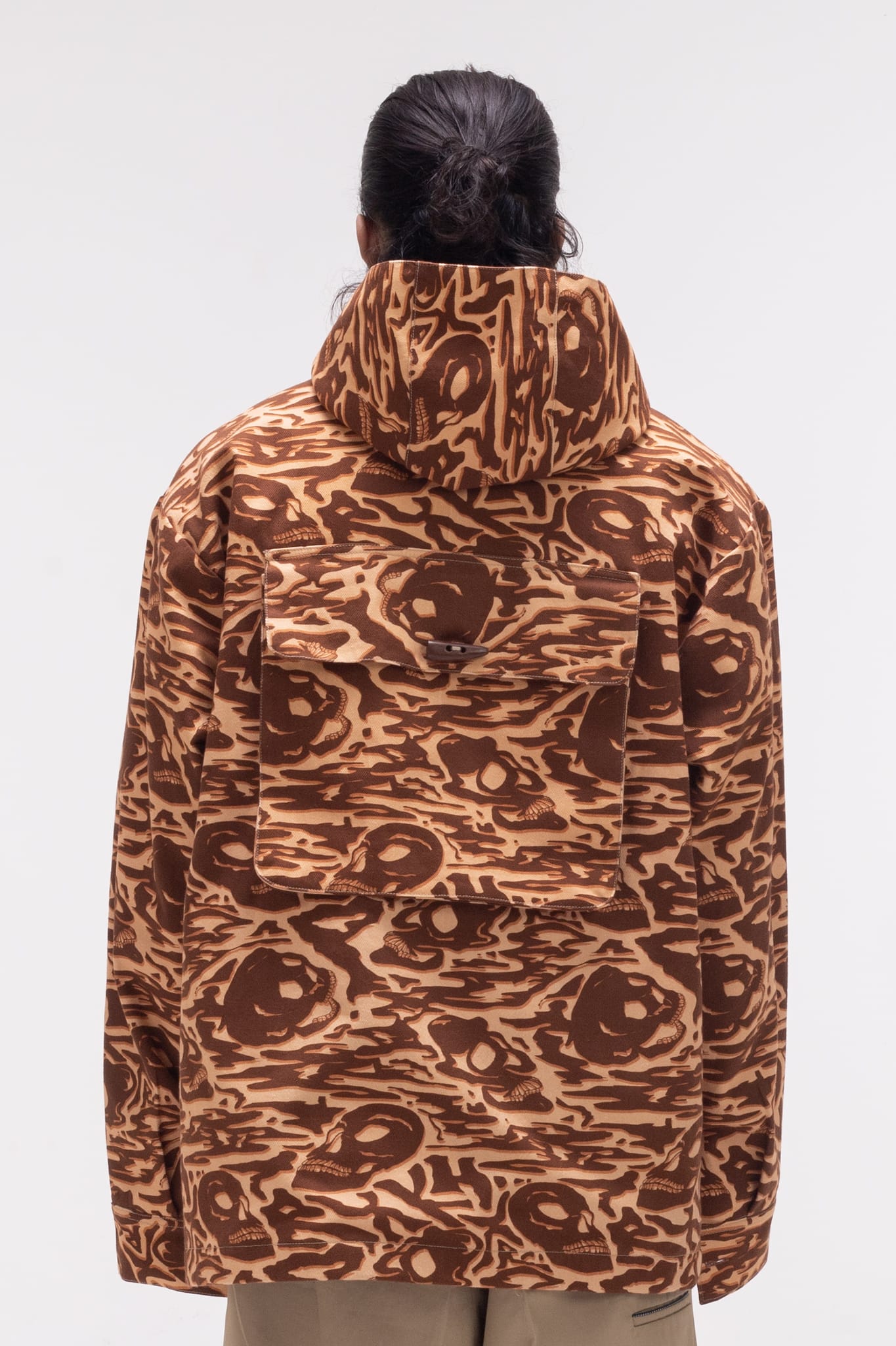 Distorted Camo Anorak Sand