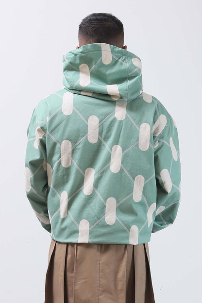 Argyle Anorak Aurora Green