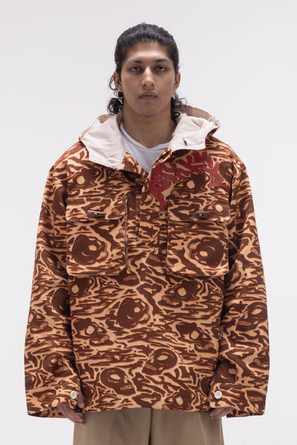 Distorted Camo Anorak Sand