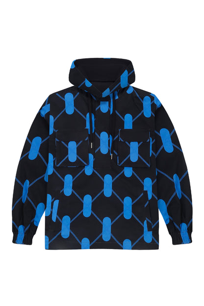 Argyle Anorak Aurora Blue