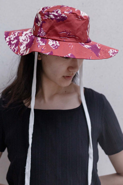 Rainforest Bucket Hat Red