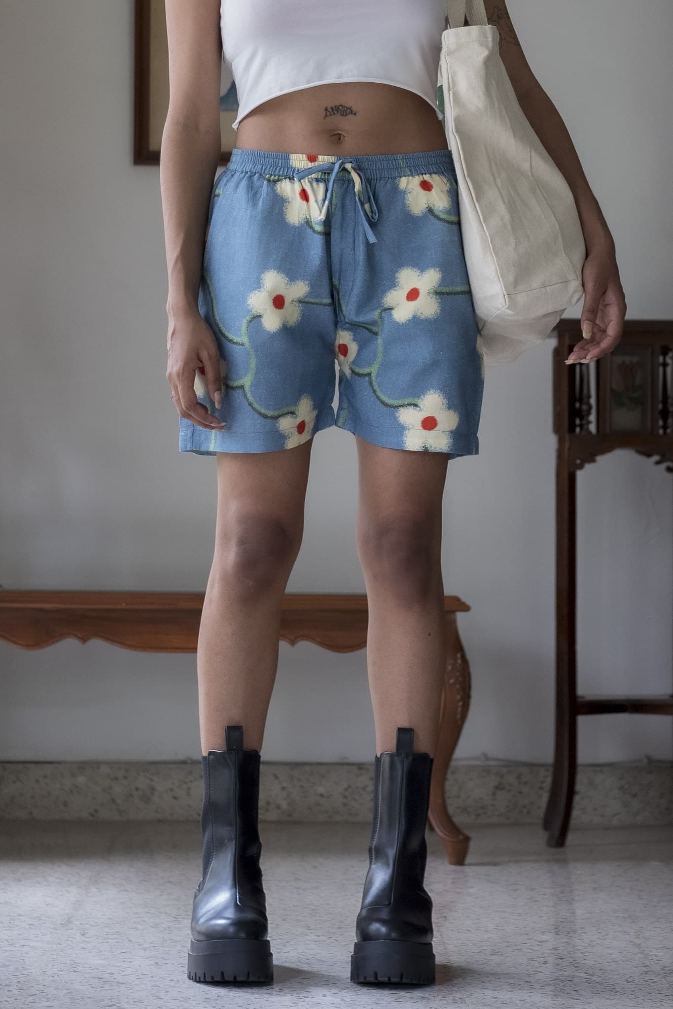 Floral Print Shorts